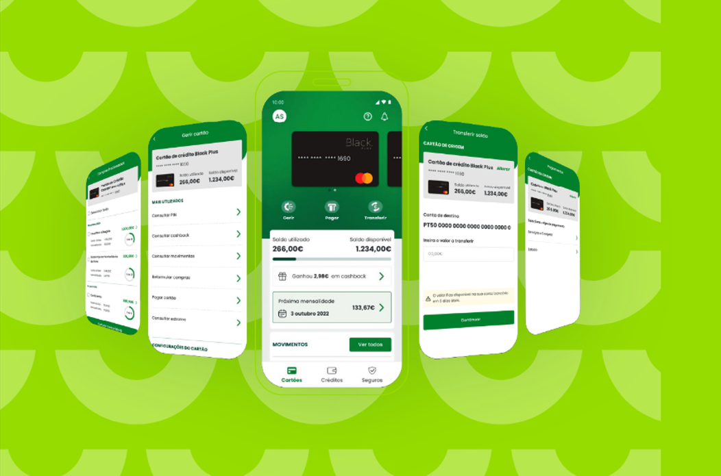Gestão 100% online na App Cetelem.