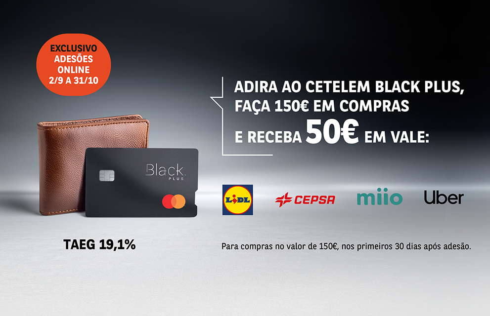 Cartão de crédito Cetelem Black Plus